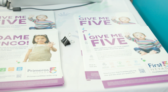 Closeup of First 5 Nevada Event Flyers